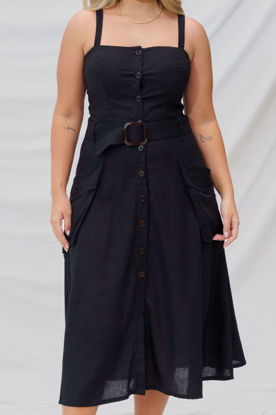 Vestido largo elegante mujer - Cuba