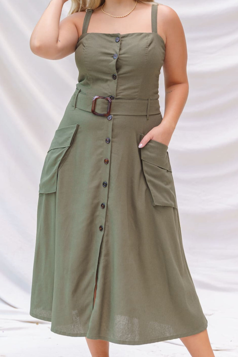 Vestido largo elegante mujer - Cuba