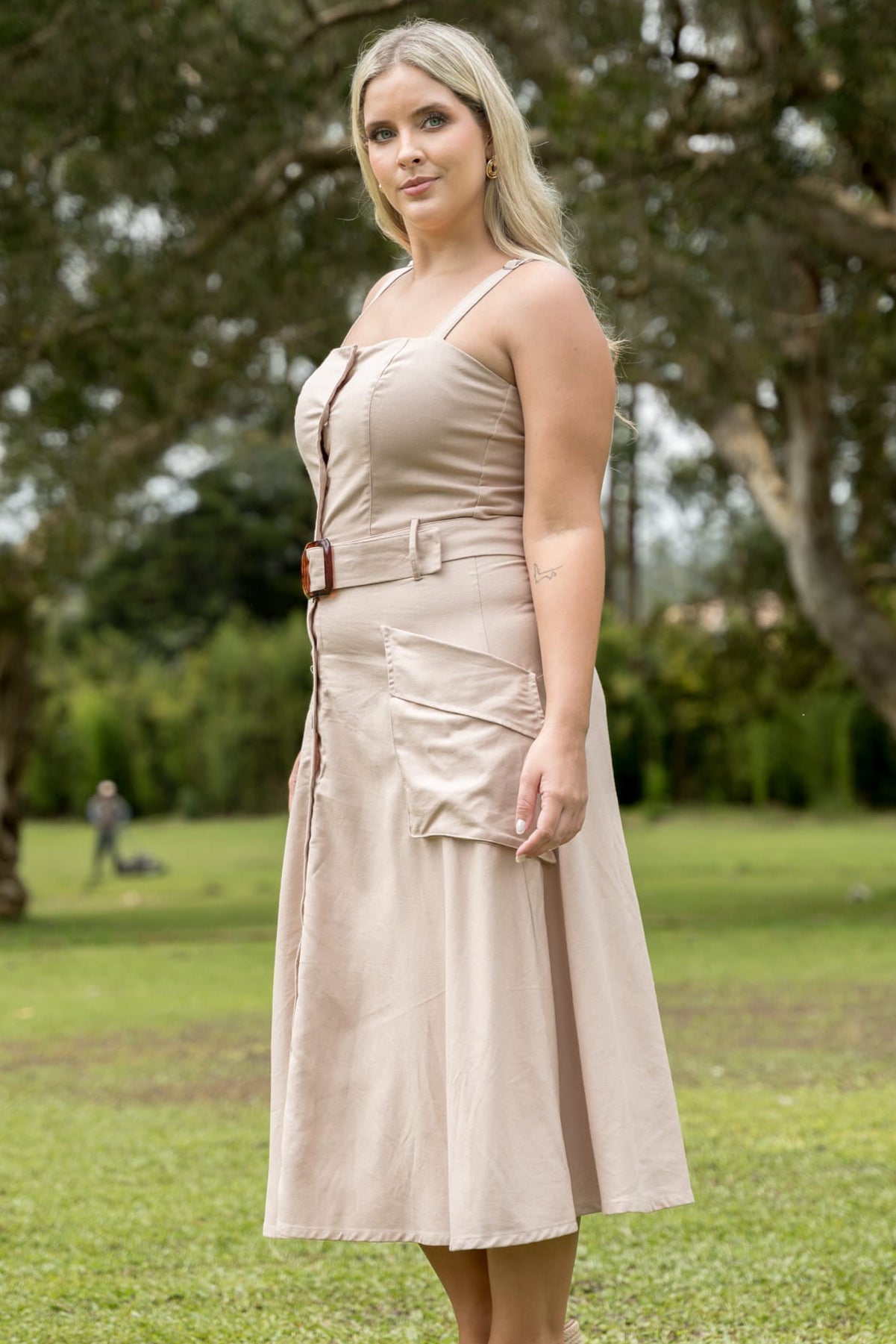 Vestido largo elegante mujer - Cuba