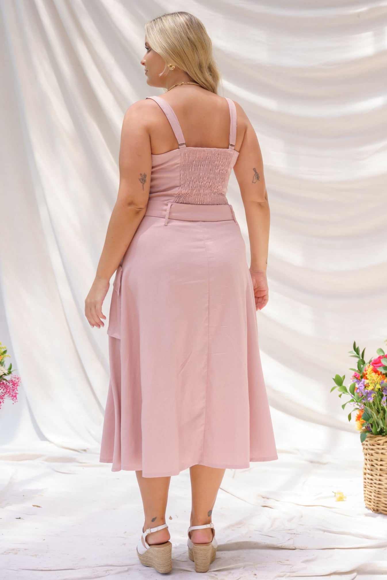 Vestido largo elegante mujer - Cuba