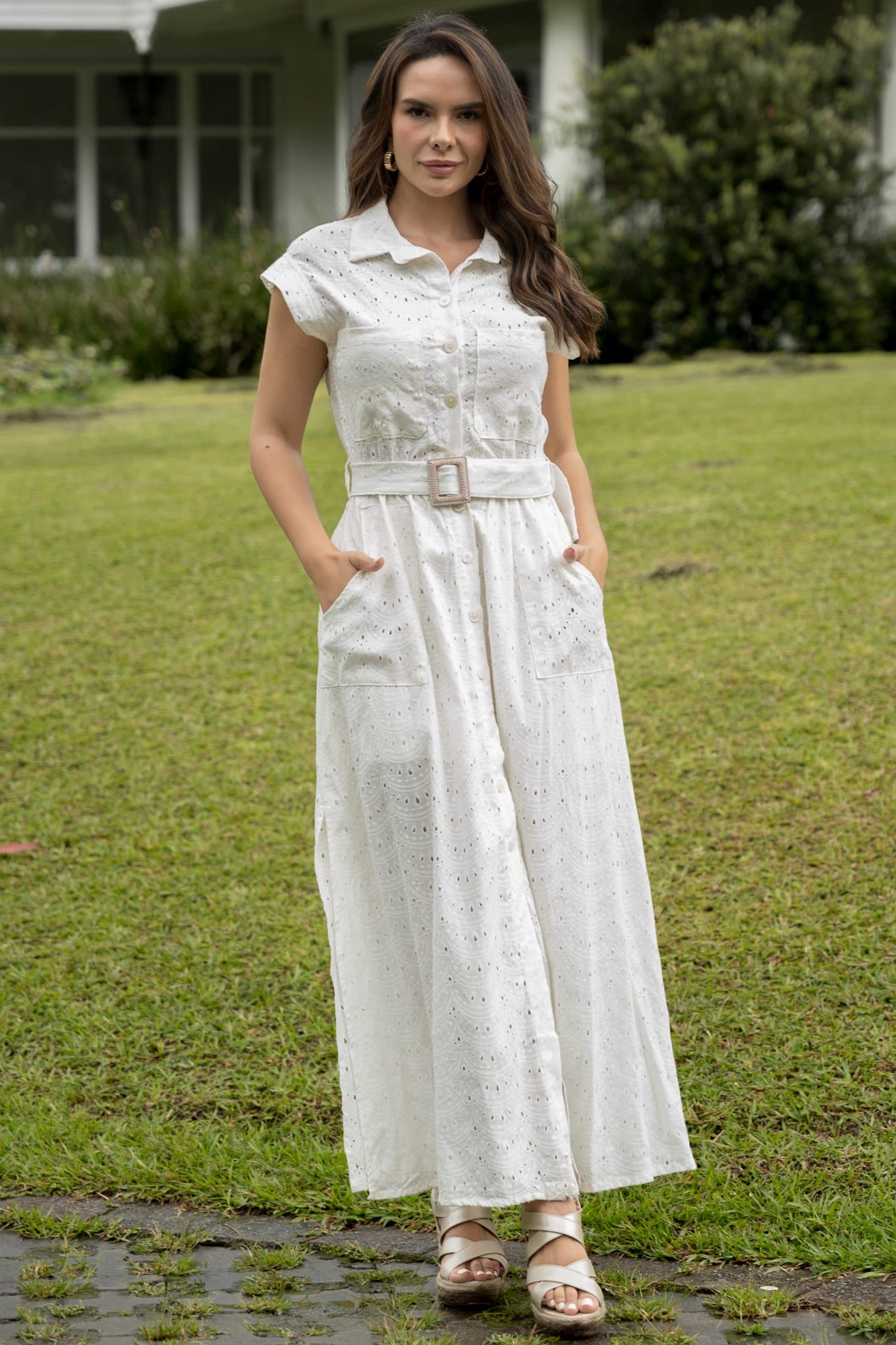 Vestido largo elegante mujer Laura – Boral