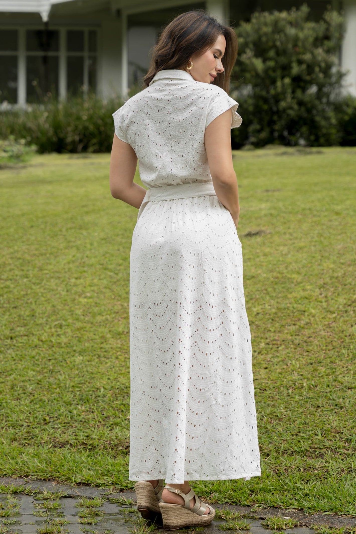 Vestido largo elegante mujer - Laura