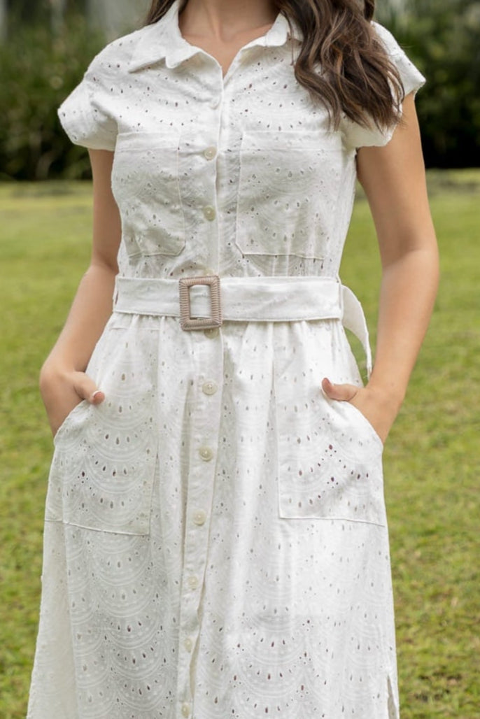 Vestido largo elegante mujer - Laura