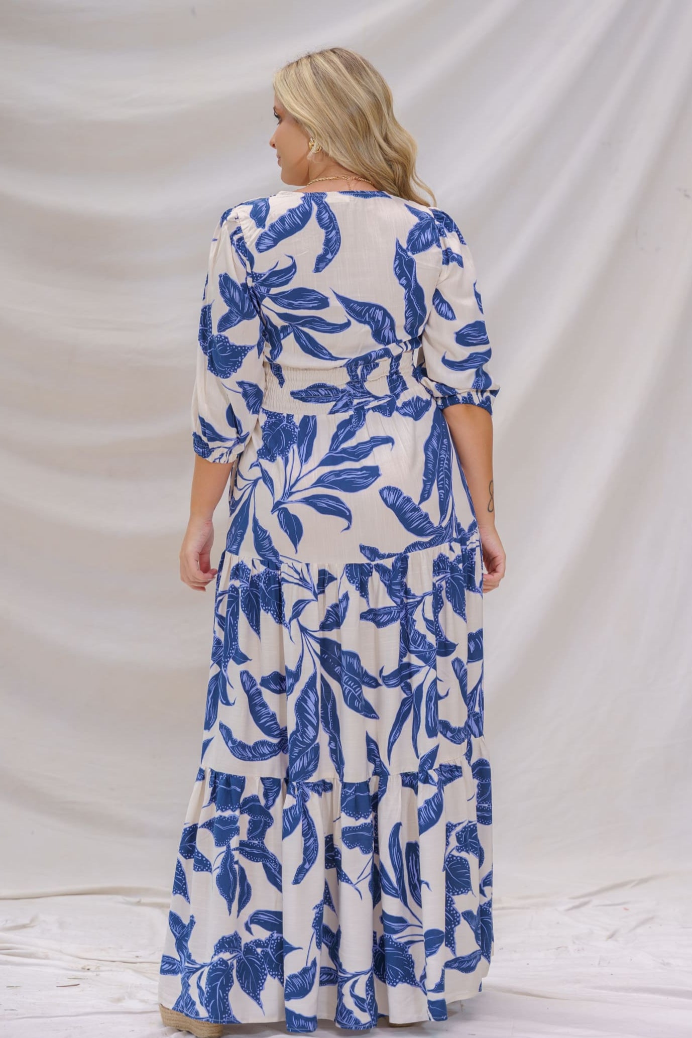 Vestido largo para mujer azul - Celine