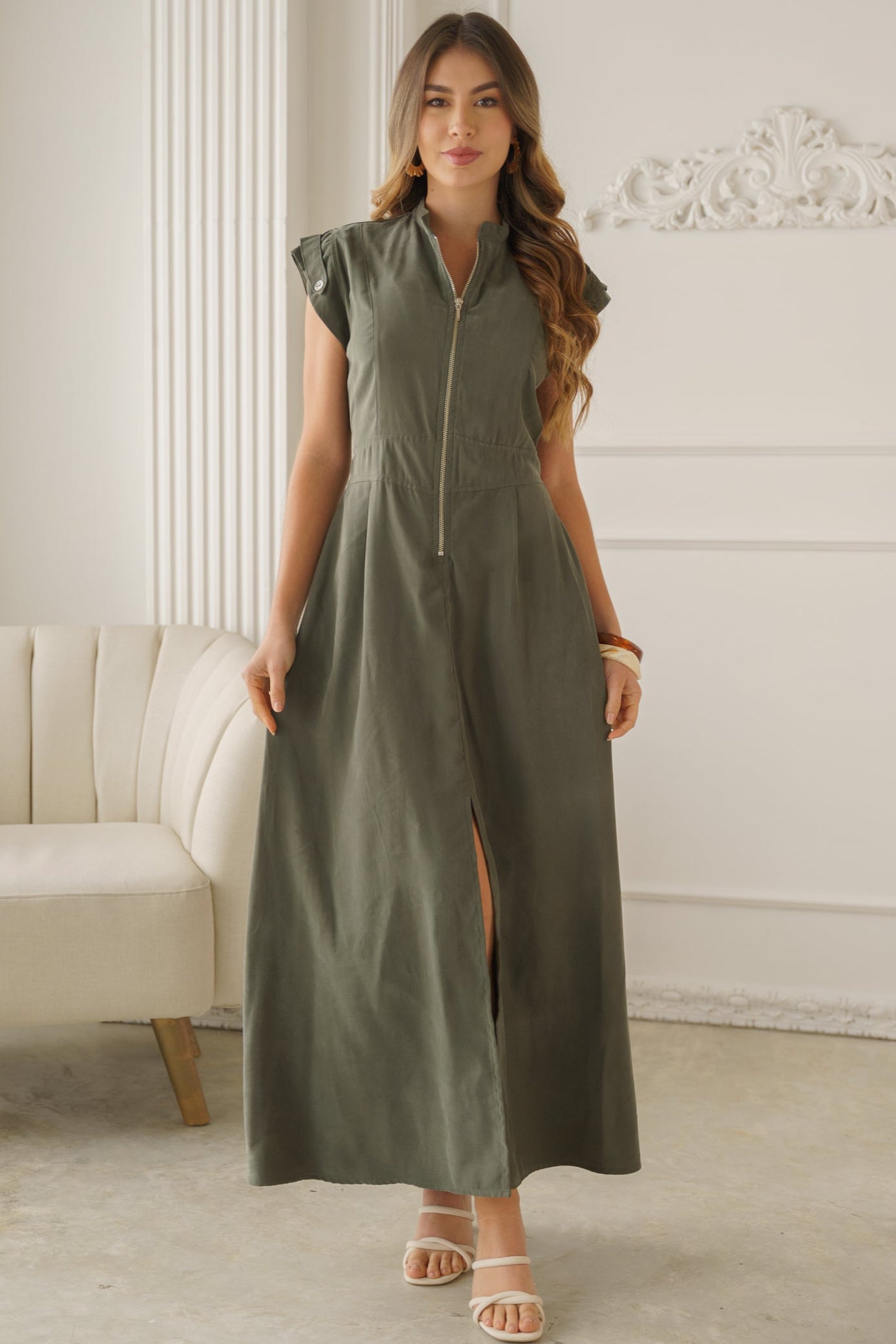 Vestido de Manga Corta - Deisy