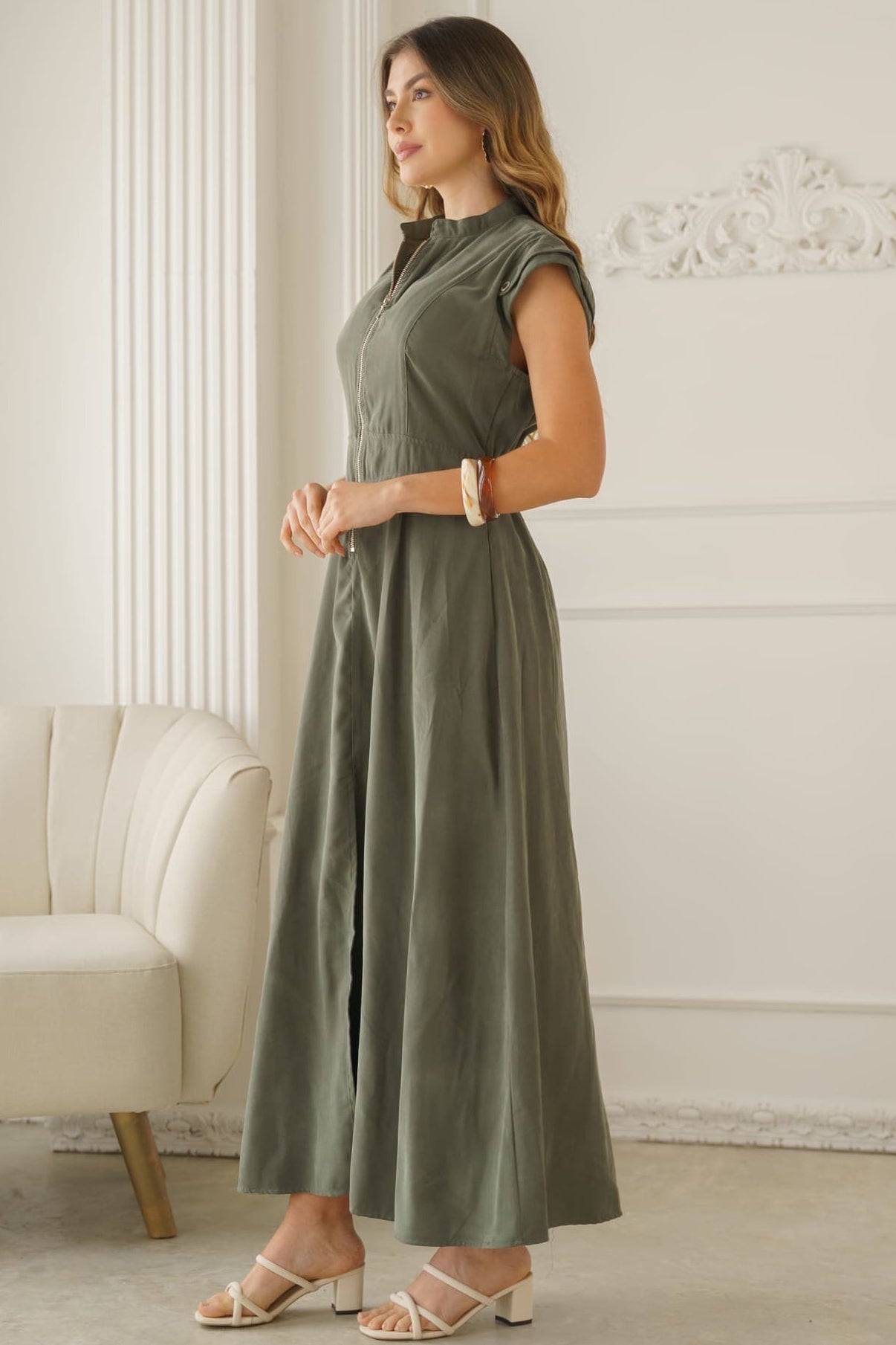 Vestido de Manga Corta - Deisy