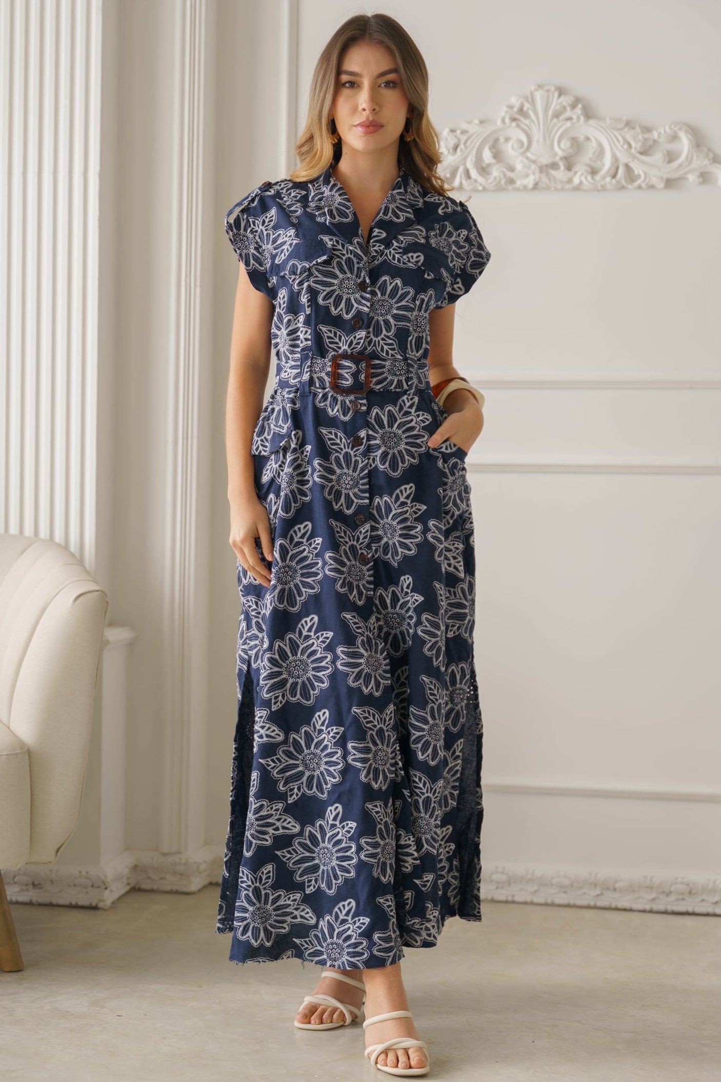 Vestido de mangas - Kobee