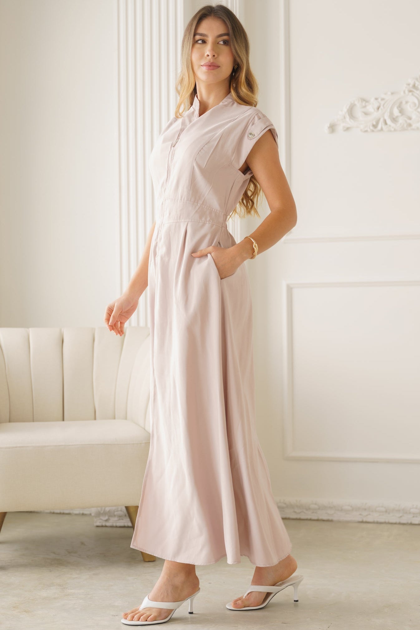 Vestido de Manga Corta - Deisy