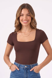 Blusa Larga - Cafe
