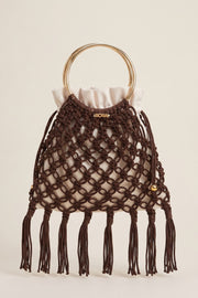Bolso Macramé - Cafe
