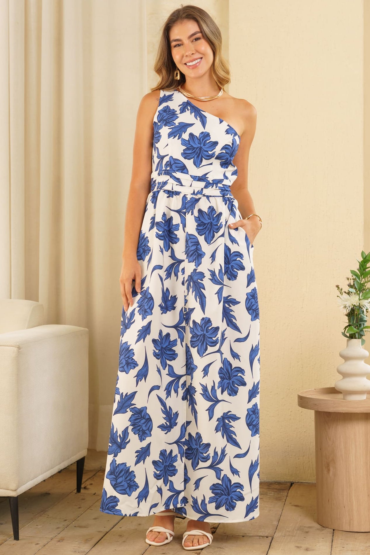 Vestido de un solo hombro - Chang