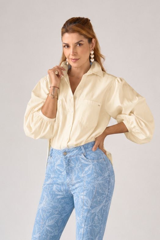 Camisa Yulia Amarilla – Sandra Posada x Boral