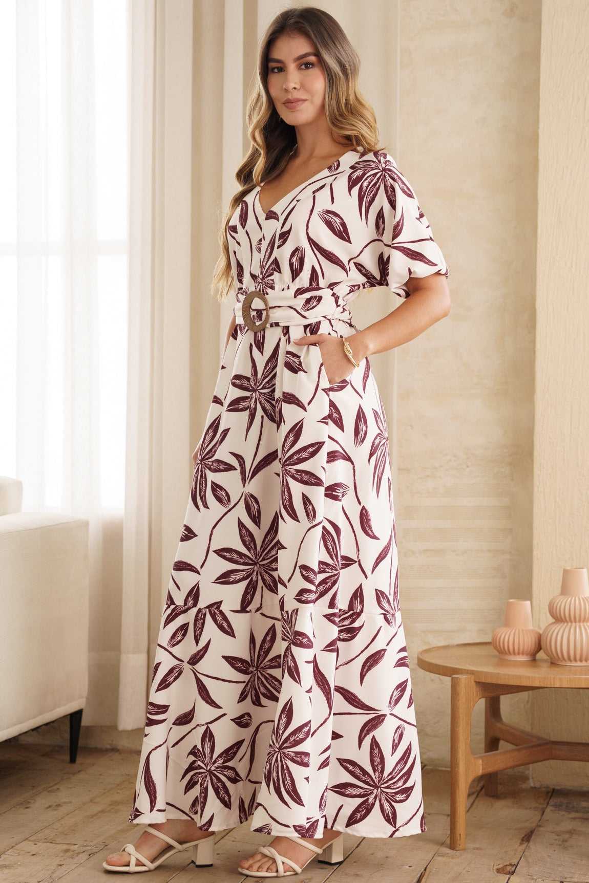 Vestido de mangas - Idara