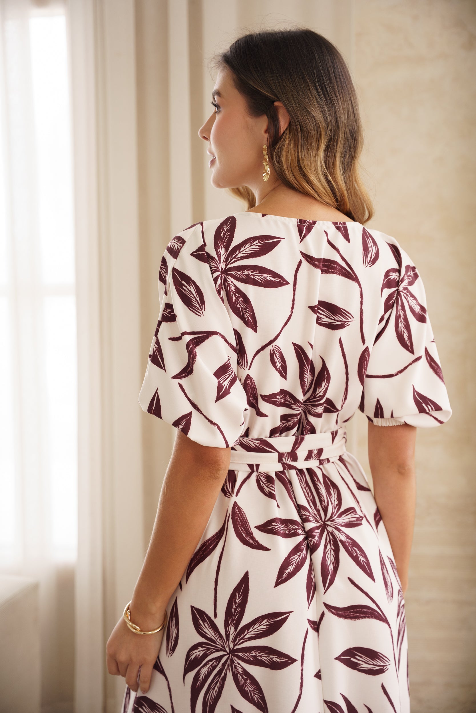 Vestido de mangas - Idara