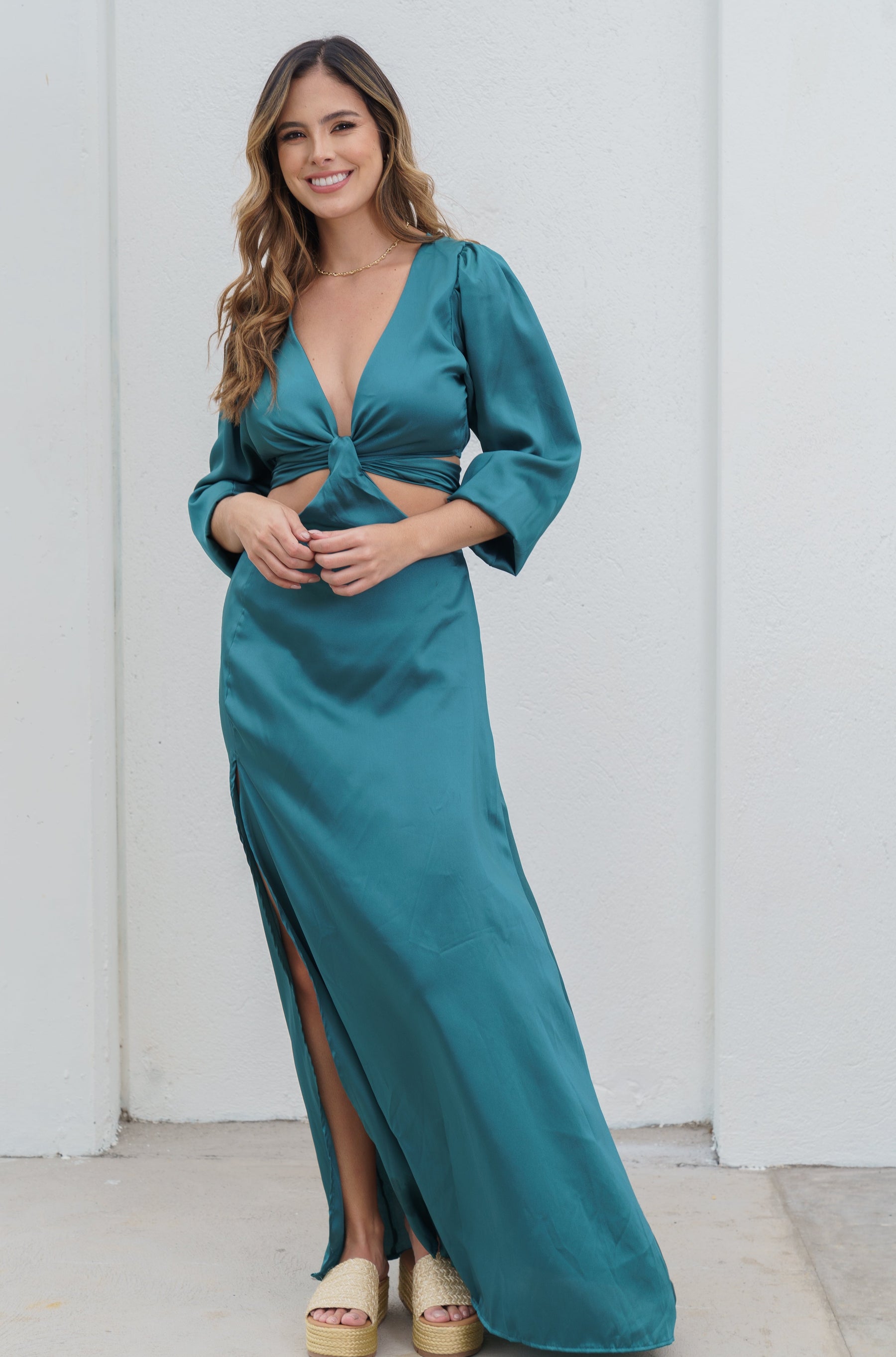 Vestido de mangas elegante para mujer- ammy