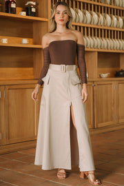 Falda Larga con Cierre - Dina