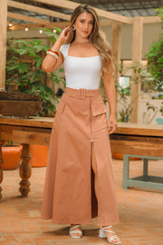 Falda Larga con Cierre - Dina