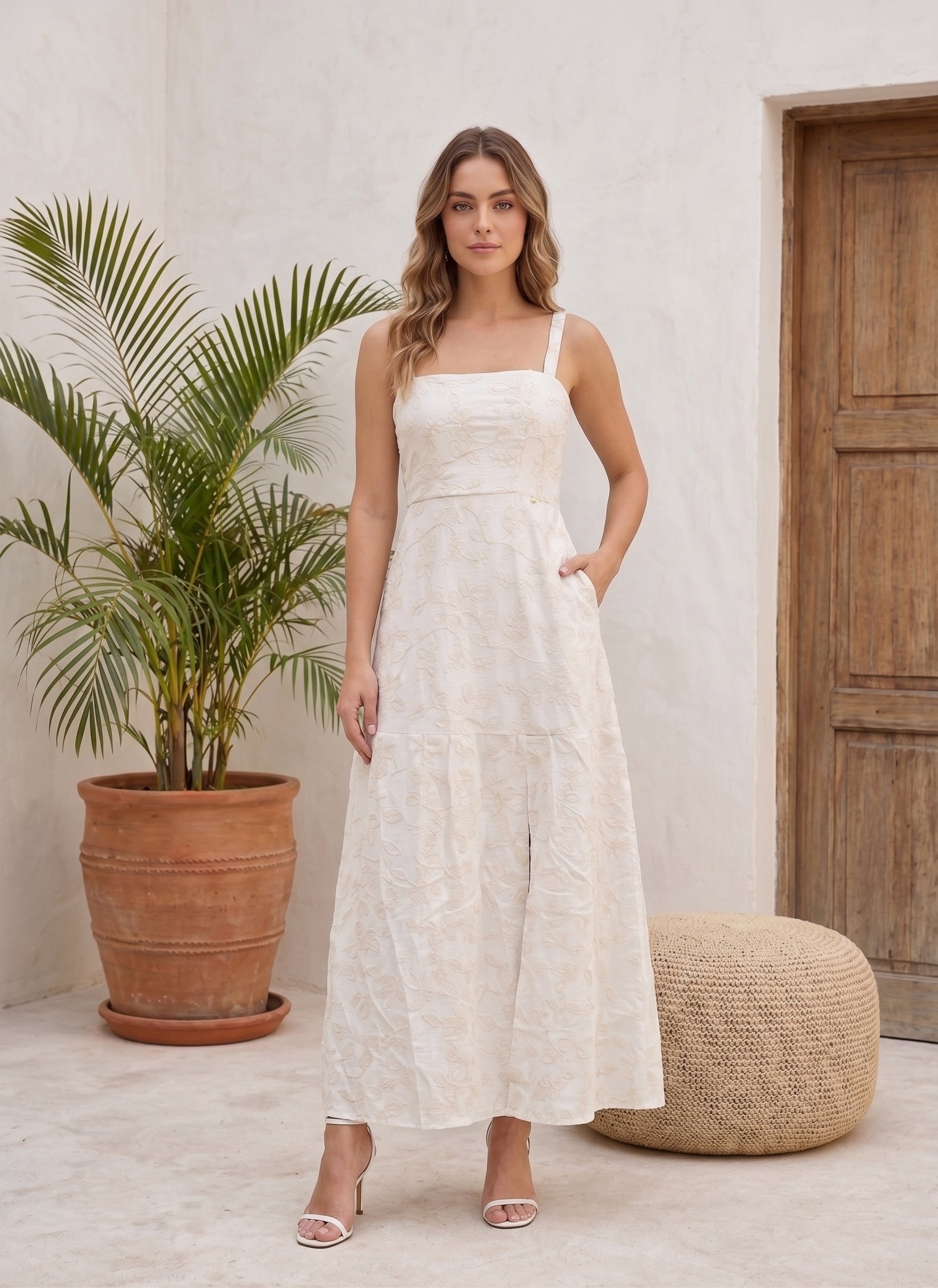 Vestido Playero blanco - Coco