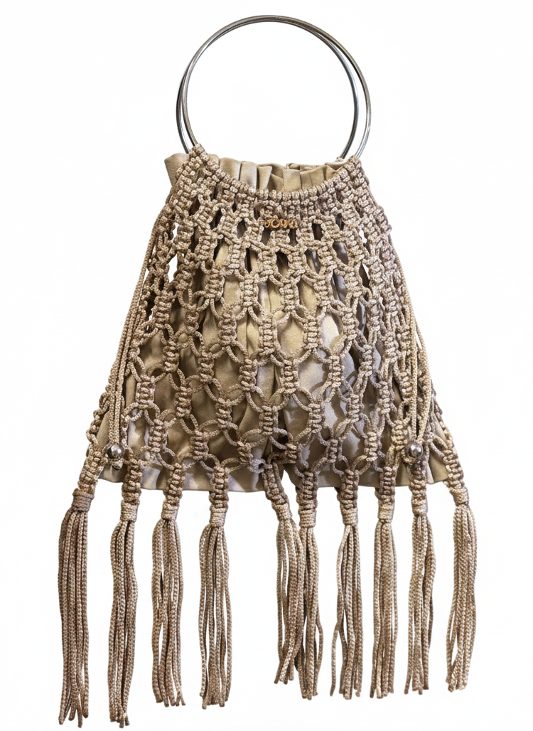 Bolso Macramé - Arena