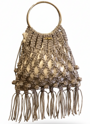 Bolso Macramé - Arena