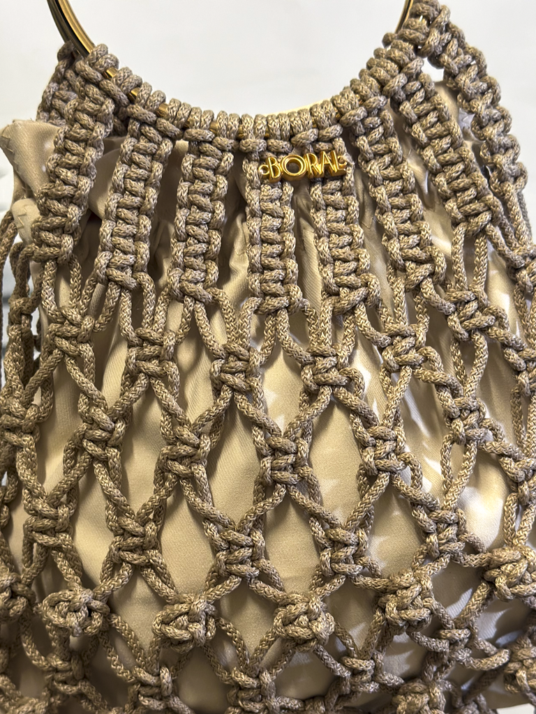 Bolso Macramé - Arena
