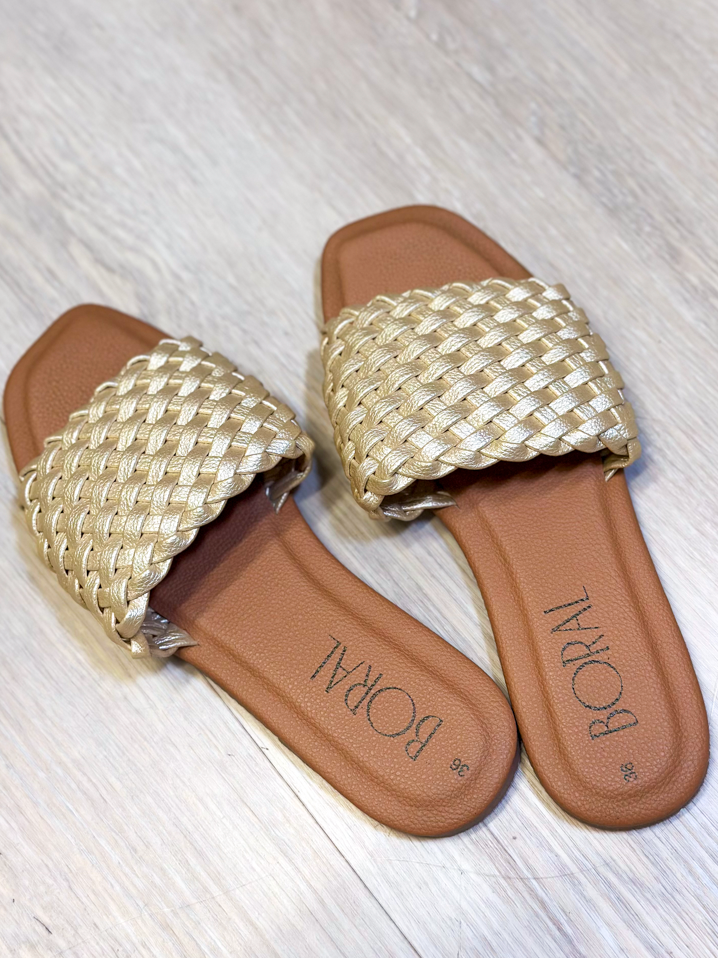 Sandalia Plana - Champange
