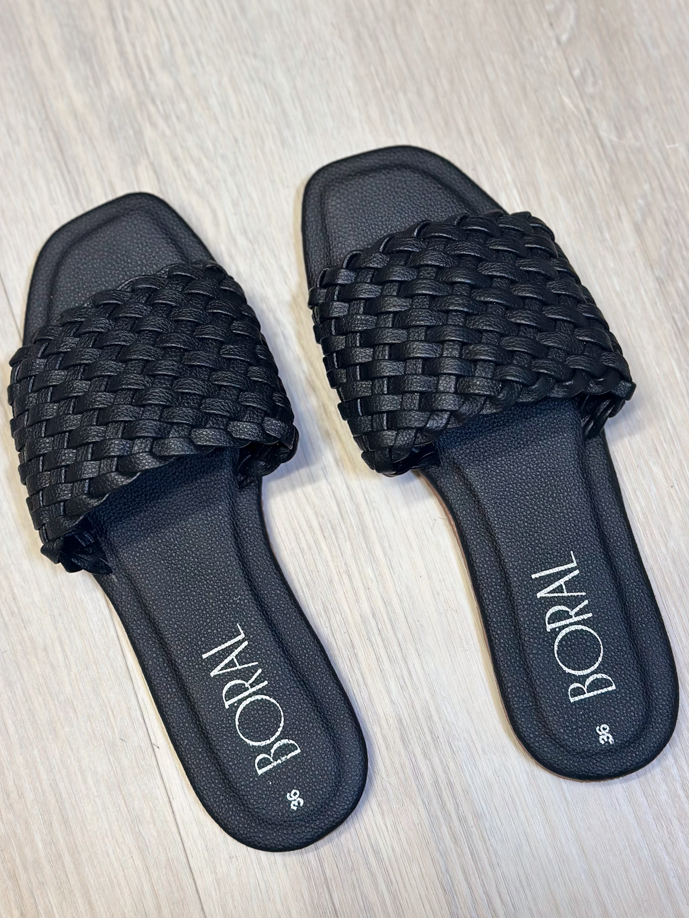 Sandalia Plana - Negra