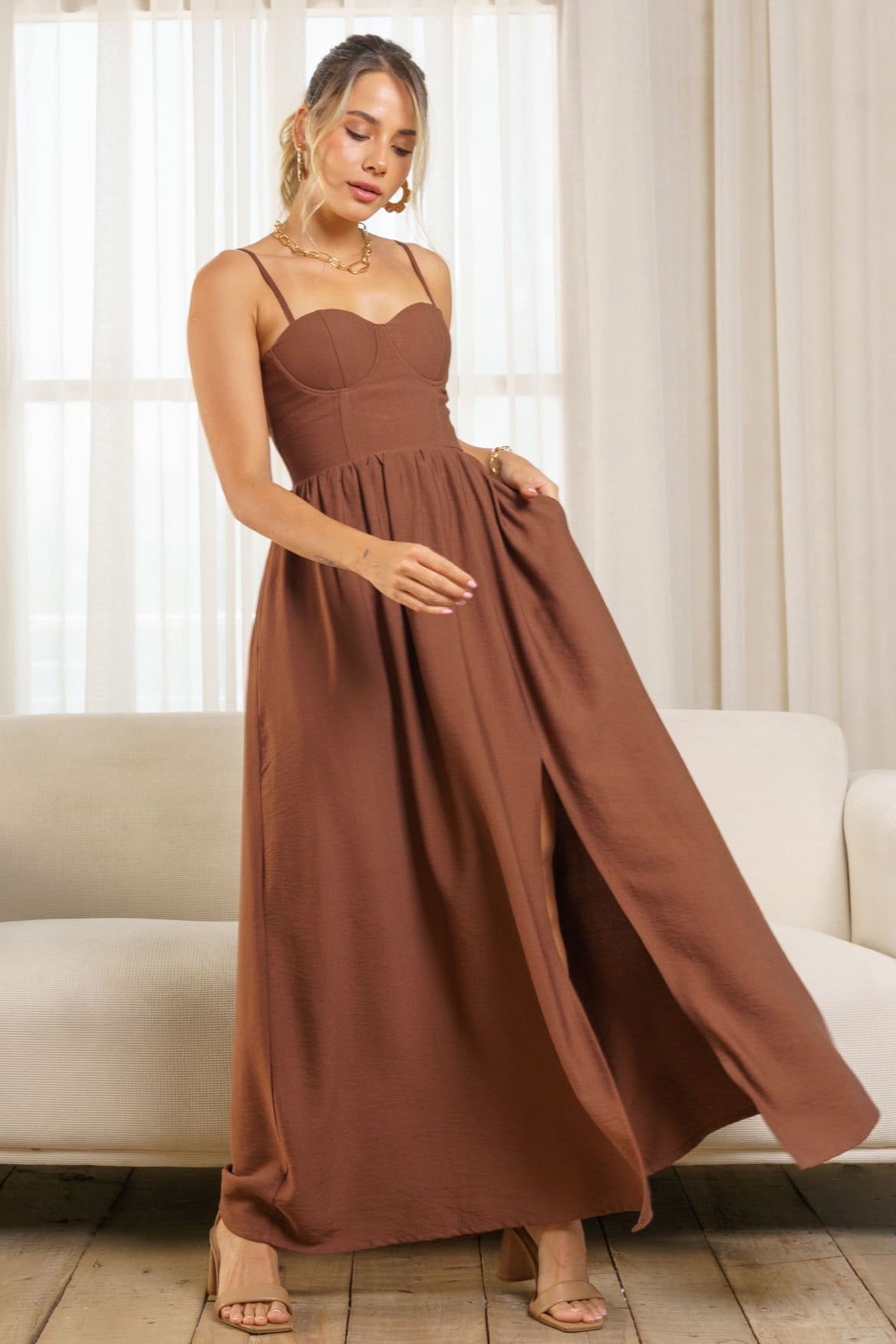 Vestido elegante mujer - Tina