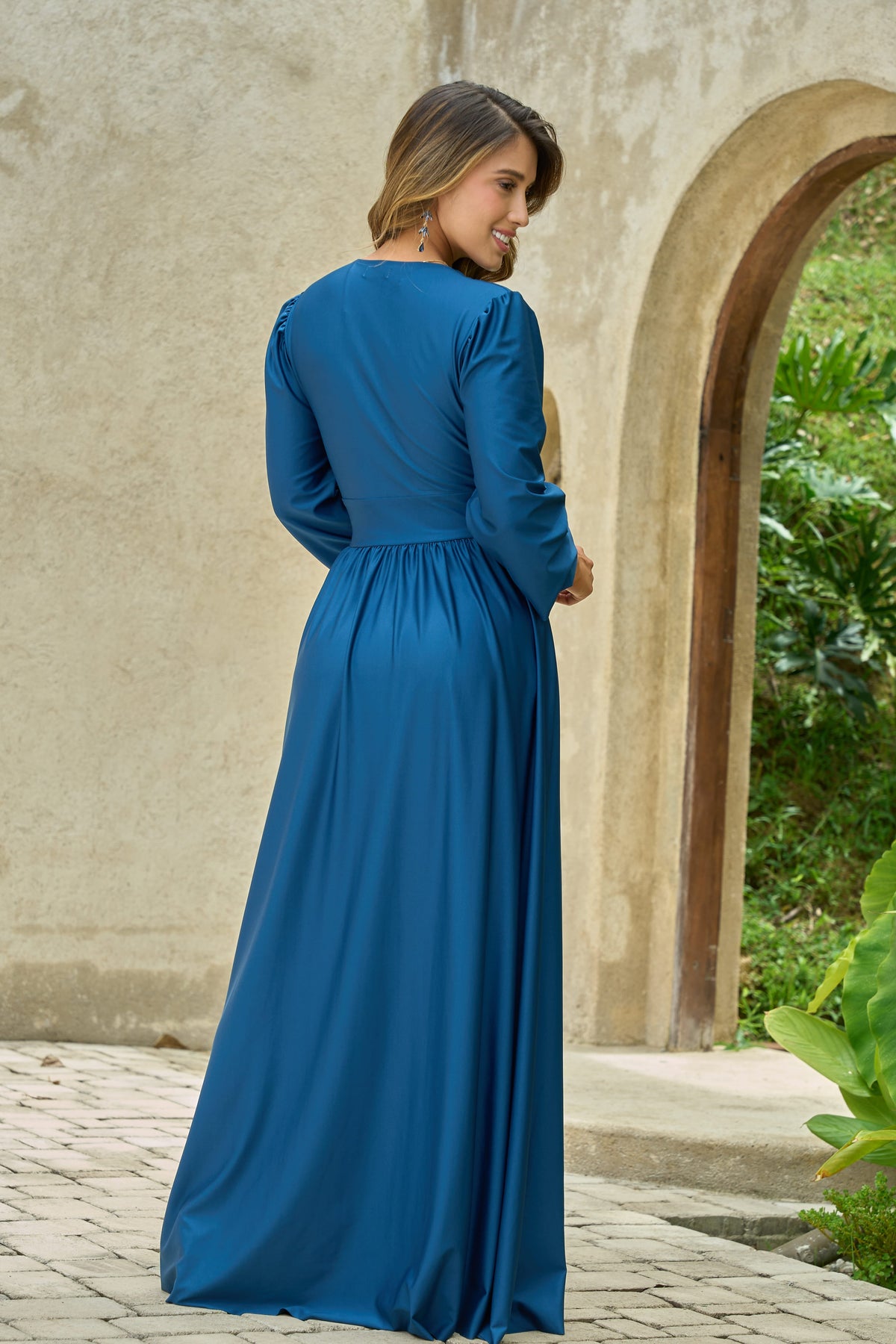 Vestido manga larga