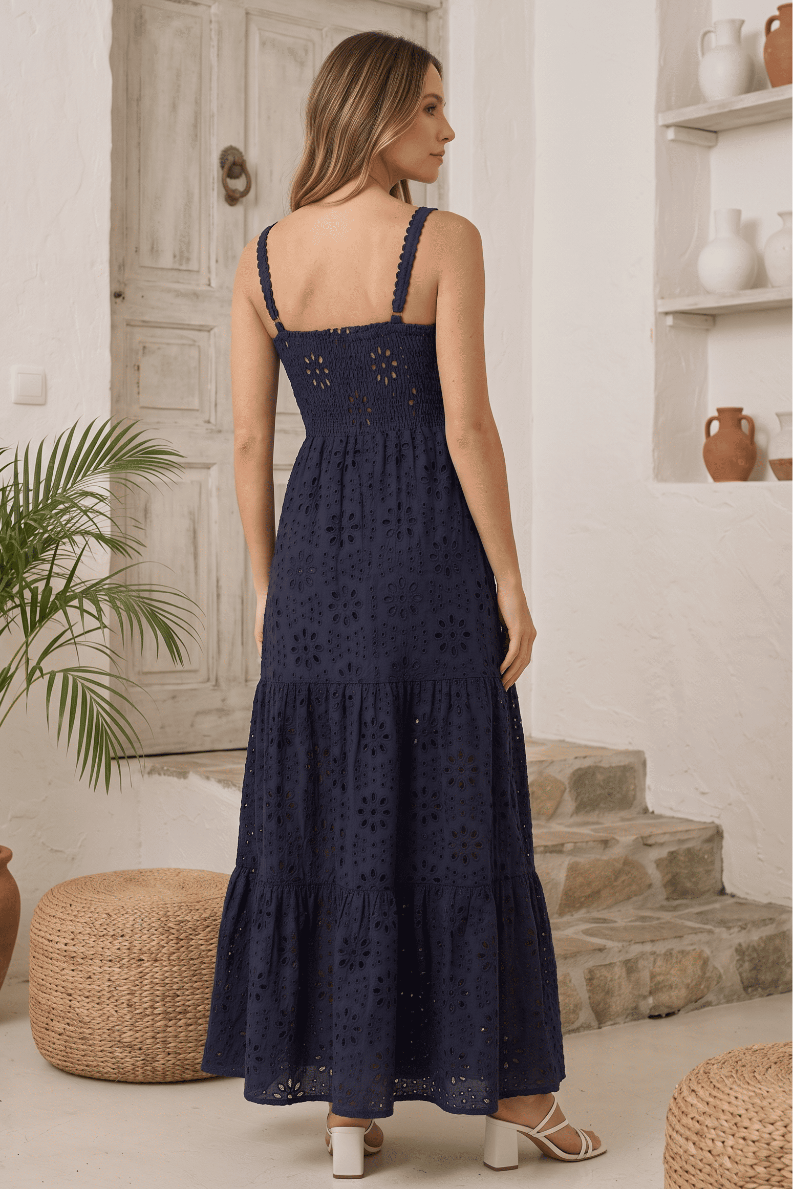 Vestido Playero Azul- Oasis