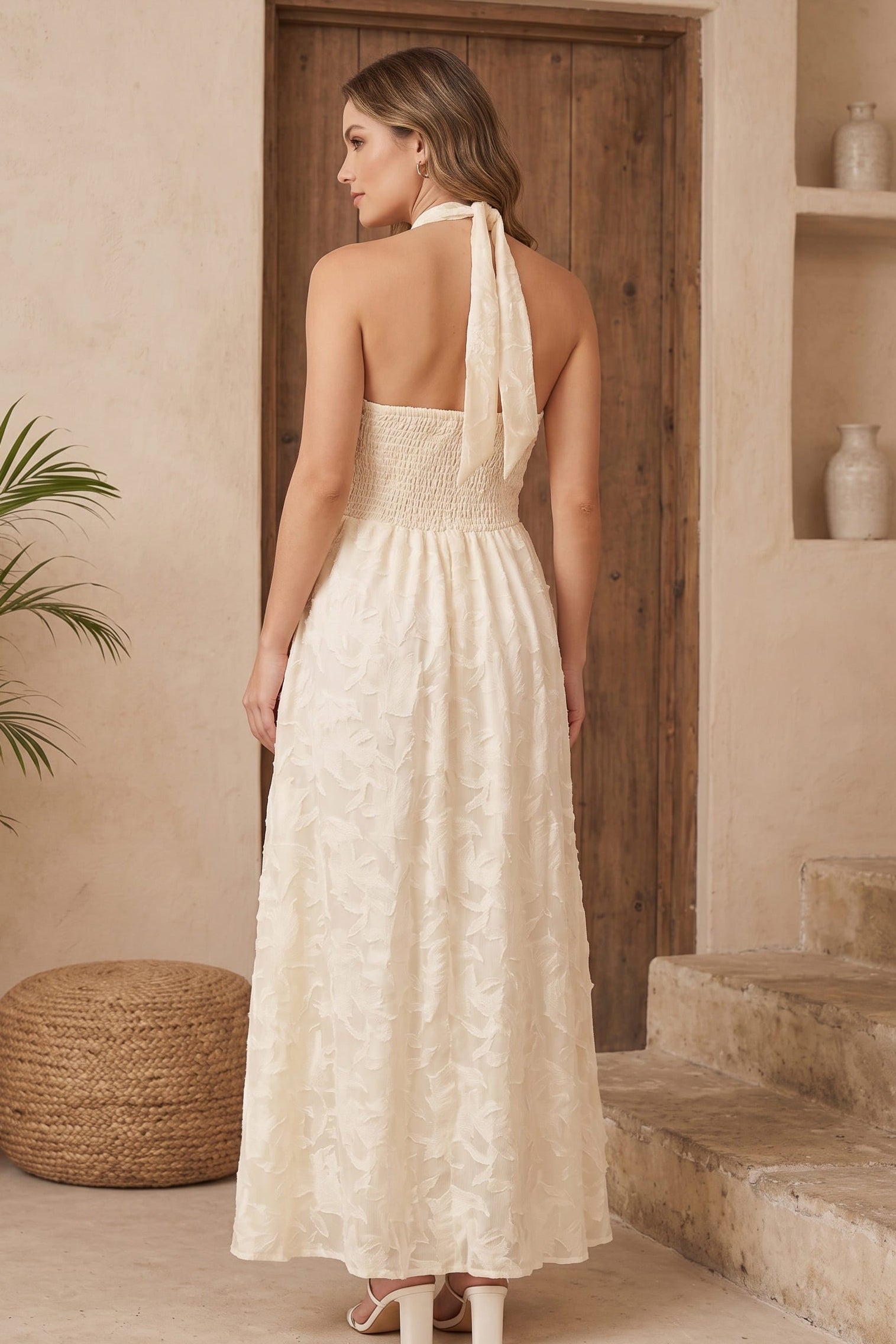 Vestido Largo Texturizado Venus
