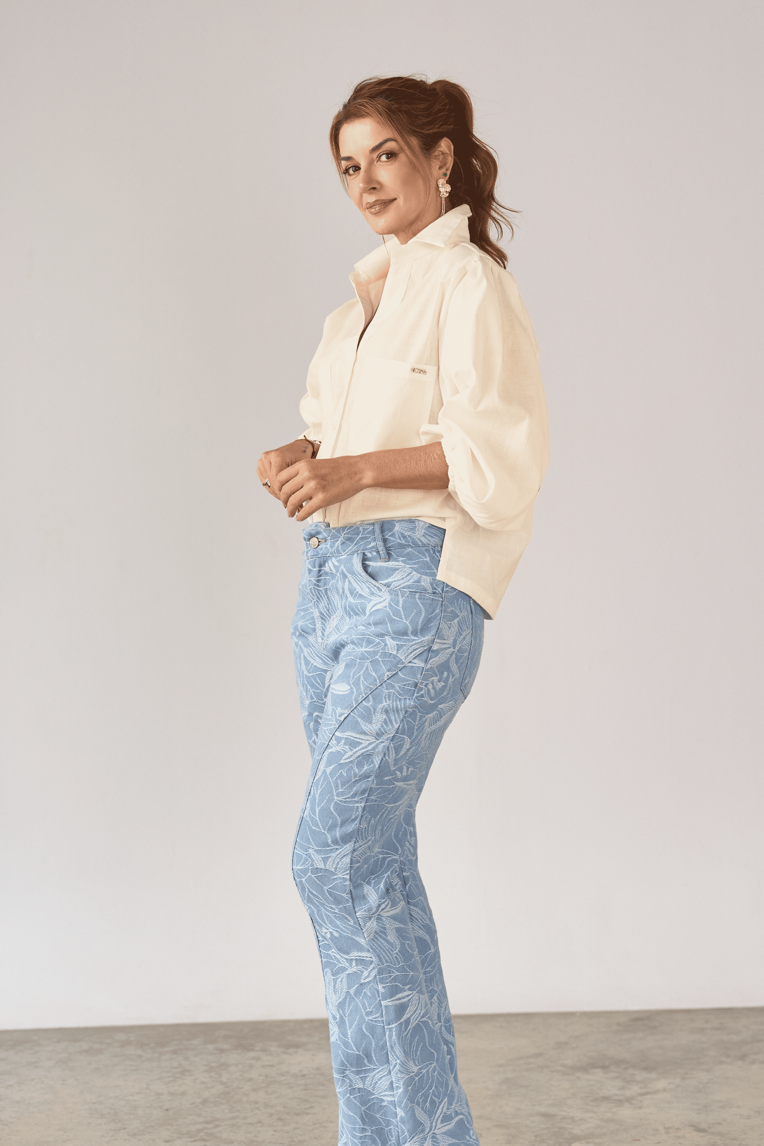 Camisa Yulia Amarilla – Sandra Posada x Boral